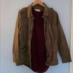 army green jacket!